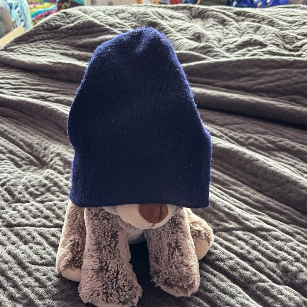 Navy Blue Beanie Hat